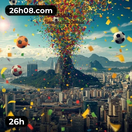 App 26h para iOS e Android — interface mobile, login biométrico e PIX integrado